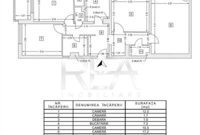4 camere, decomandat, S.T. 92mp, bloc din 1979/ Drumul Taber