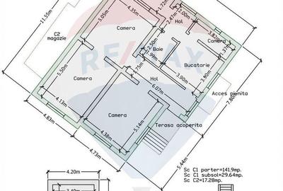 Casă cu 3 camere cu Teren 314 Mp în Central - 5