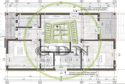 Casa Plan parter, 320 mp teren, 90 mp utili, Oltenia Garden-Pielesti - 3