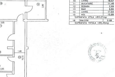 Apartament cu 3 camere decomandat în Central - 2