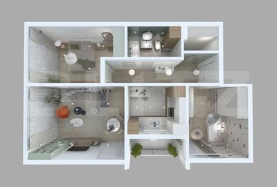 Apartament 3 camere, 72mp BLOC NOU CU LIFT in Sebes - 4
