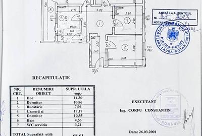 Apartament cu 3 camere decomandat, mobilat în Mărăței - 12