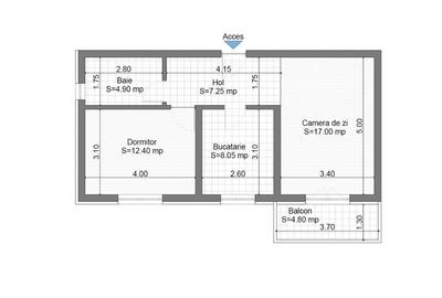 Apartament 2 camere cu loc parcare Valea Lupului - 2