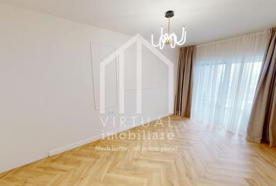 Ap. cu 3 camere-etaj intermediar, mobilat partial -75mp utili + terasa - 6