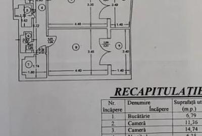 Apartament cu 3 camere decomandat în Unirii - 4