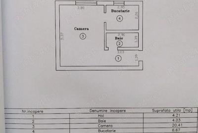 Garsonieră decomandată în Lipovei - 3