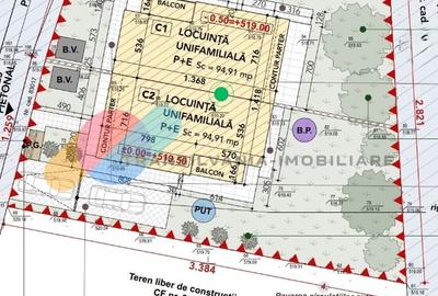 Duplex cu 4 camere cu Canalizare în Chinteni - 9