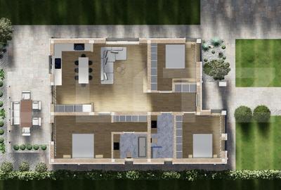 Casa cu 4 camere la rosu,finisat sau la cheie, 107 mp, zona Santandrei Casa cu 4 camere la rosu,finisat sau la cheie, 107 mp, zona Santandrei - 3