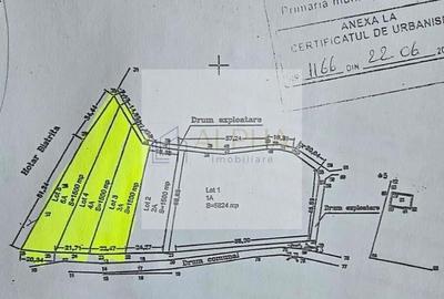 Teren Intravilan la Intrare in Ghinda - 3 parcele de cate 15 arii - 3