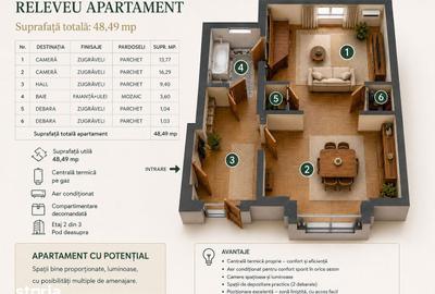 Apartament cu 2 camere în Dorobanți - 4