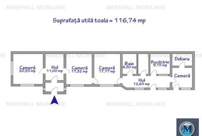Casa cu  camere de vanzare, zona Ana Ipatescu, 116 mp #16396 - 11
