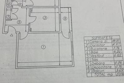 Apartament cu 2 camere decomandat în Militari - 6