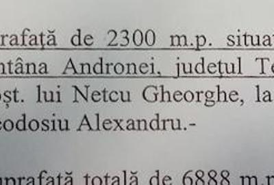 Teren de 2300 mp, în Central - 2