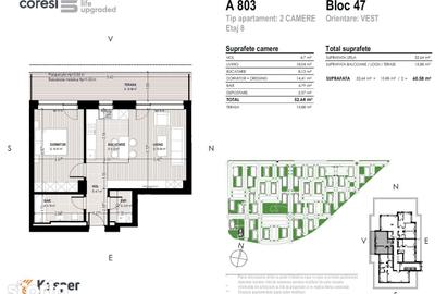 Apartament cu 2 camere în Tractorul - 4