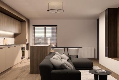 Apartament cu 2 camere 52mp finisat Lux Dambul Rotund - 1