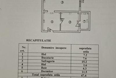 Apartament cu 2 camere în Mărgineni-Slobozia - 3