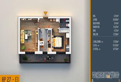 Apartament 2 camere decomandat,Cea mai buna OFERTA,Rezidential Pallady - 2