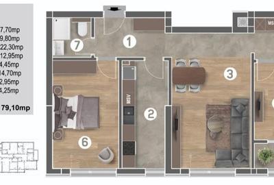 3 camere Brancoveanu - Lidl Finisaje Premium Mutare Imediata - 7