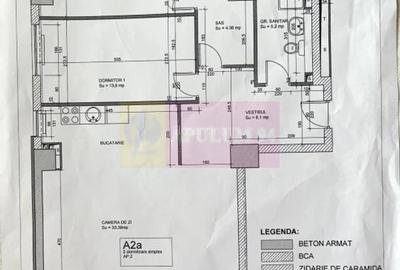 Apartament cu 3 camere semidecomandat în Unirii