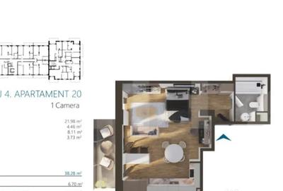 Garsonieră semidecomandată în Iris - 1