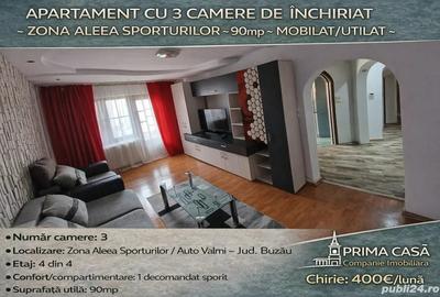 Apartament cu 3 camere decomandat, mobilat în Aleea Sporturilor - 1