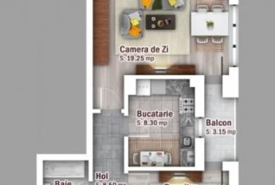 Apartament cu 2 camere decomandat în Theodor Pallady - 6