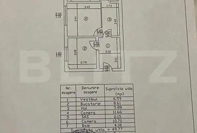Apartament cu 2 camere semidecomandat, mobilat în Central - 6