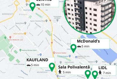 3 camere bloc nou Craiovei etaj 1 - 4