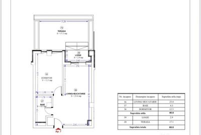 Apartament cu 2 camere semidecomandat în Torontalului