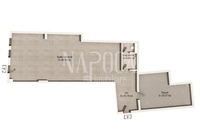 Spațiu comercial, de 126.81999969482 mp, în Central - 2