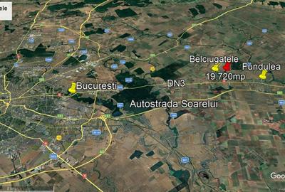 Teren Construcții intravilan de 19720 mp, în Belciugatele - 3