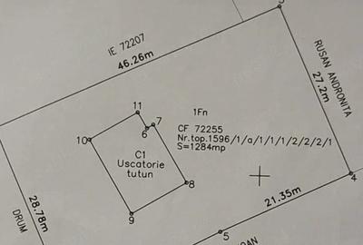 Teren de 1280 mp, în Balomiru de Câmp - 2