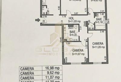 Apartament cu 4 camere decomandat în Mănăștur - 14