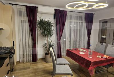 Apartament cu 3 camere, mobilat în Girocului
