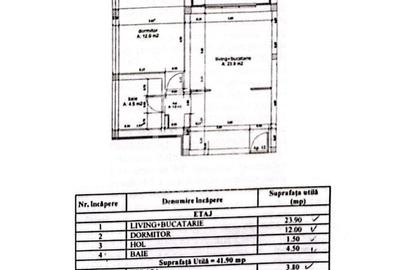 Apartament cu 2 camere, 42mp utili, parcare, balcon, Car. Arhitectilor - 4