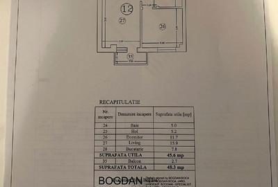 Apartament cu 2 camere decomandat, mobilat în Cug - 2