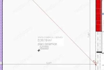 Spațiu comercial, de 39 mp, în Central