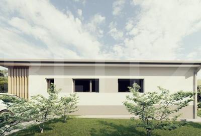 Casa semifinisata pe un nivel, 600mp teren - 2