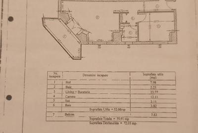 Apartament cu 2 camere decomandat în Unirii - 10