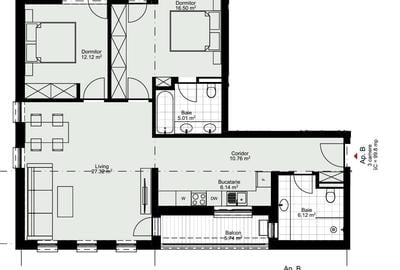 Apartament 3 camere 110mp decomandat Splaiul Unirii Metrou Mihai Bravu - 3