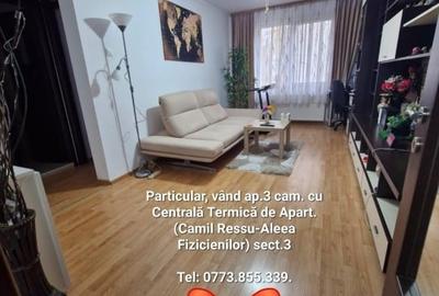 Particular, vând ap.3 camere, cu CENTRALĂ TERMICA de ap., Matei Ambrozie-Titan - 6