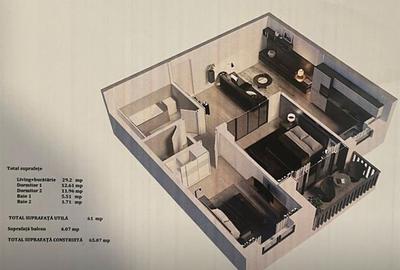 Apartament trei camer, decomandat, parcare proprie, Brasov Apartament trei camer, decomandat, parcare proprie, Brasov - 8