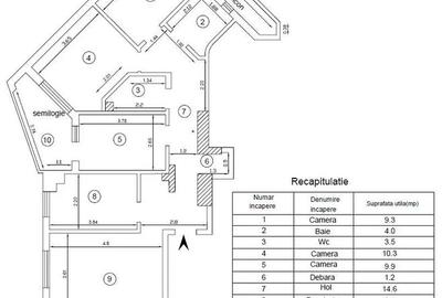 Apartament cu 4 camere de vanzare in Dacia - 1