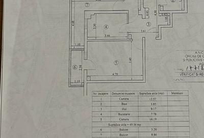 Etaj 1-Pod de Fier-Tg.Cucu -2 Camere Decomandat 73mp-bloc 86' - 13