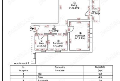 Apartament cu 2 camere decomandat în Girocului - 12