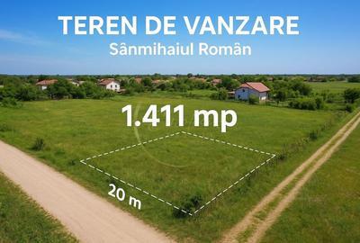 COMISON 0% | Teren intravilan - Sanmihaiul Român - 1