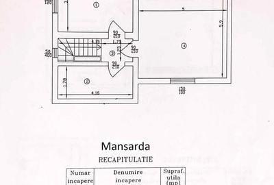 Vanzare apartament 3 camere (E1+M) in Vila (S+P+E1+M) - Teiul Doamnei - 17