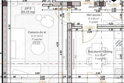 Apartament cu 2 camere decomandat în Girocului - 2
