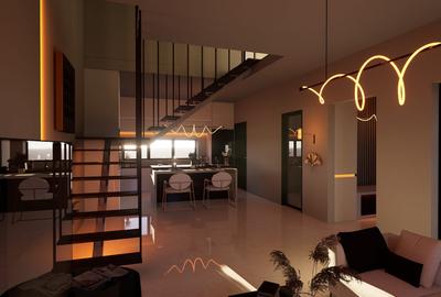 Casa Tip Duplex - 4 camere si 4 bai - Popesti Leordeni - P+2 - Terasa 43mp - 10