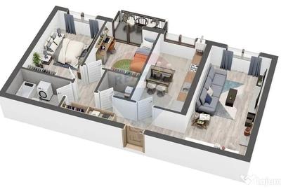 Apartament cu 3 camere decomandat în Șelimbăr - 1